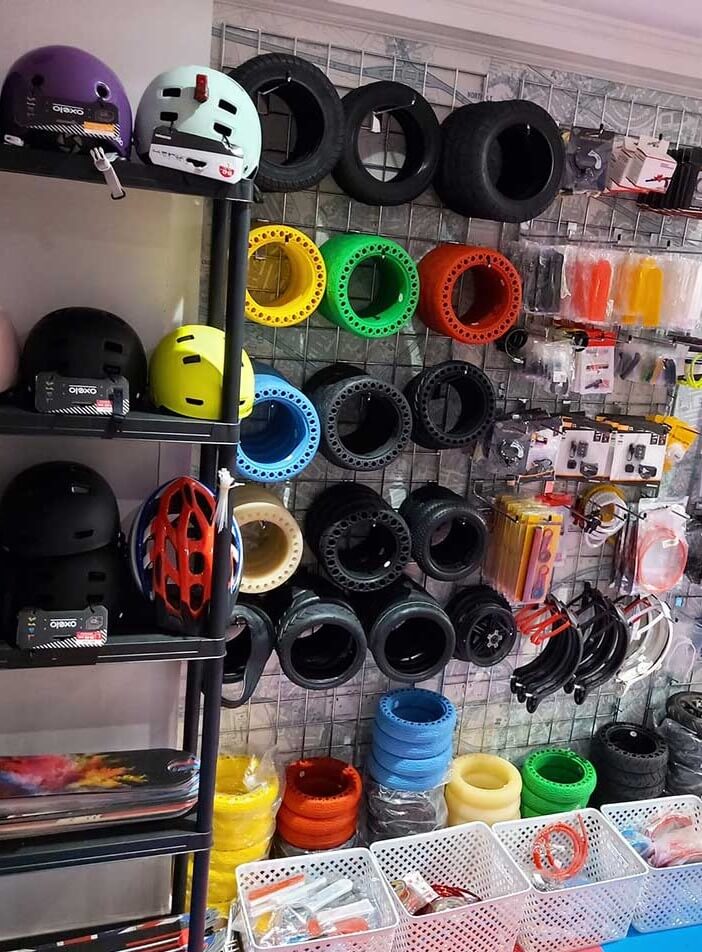 Recambios y accesorios para patinetes eléctricos